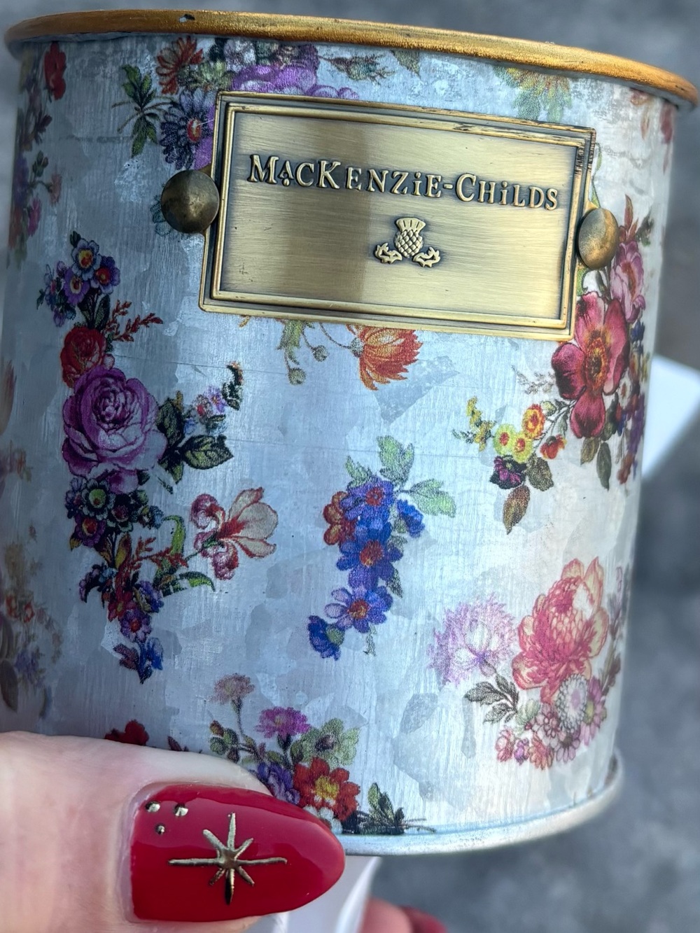 Mackenzie-Childs Flower Market Citronella candle
